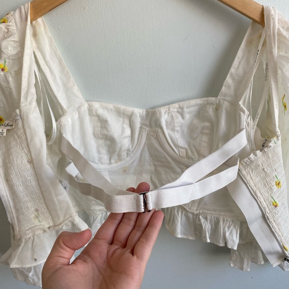 For Love and Lemons 🍋 Puff Sleeve Top - Picture 3 of 5